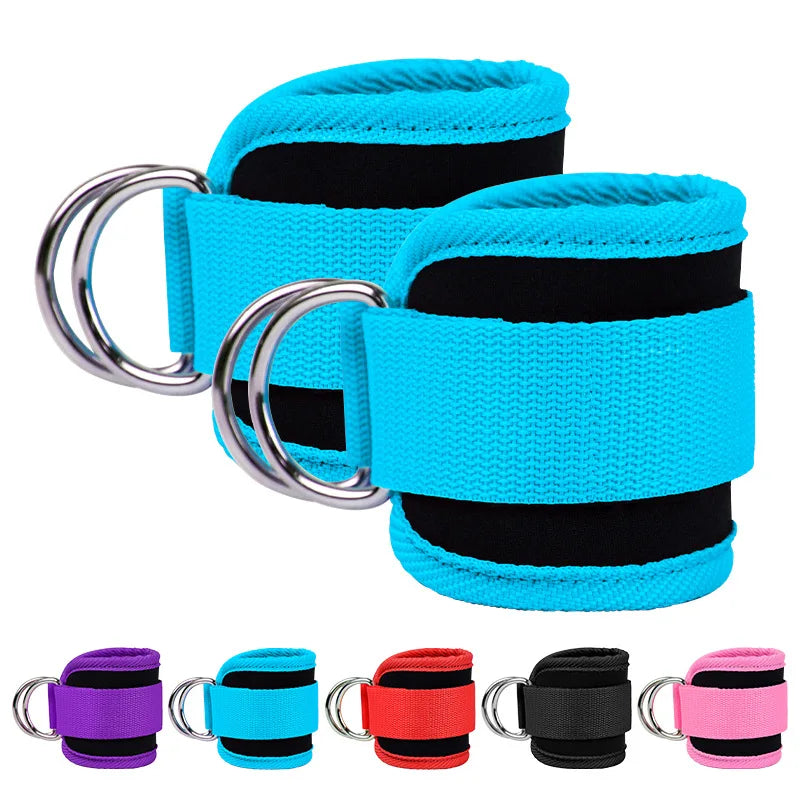 Oneside Ankle Straps for Cable Machines — Adjustable Pair