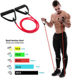 Oneside 5-Level Resistance Bands with Handles — Full-Body Set