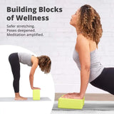 Oneside EVA Foam Yoga Blocks — Stretching & Pilates Pair