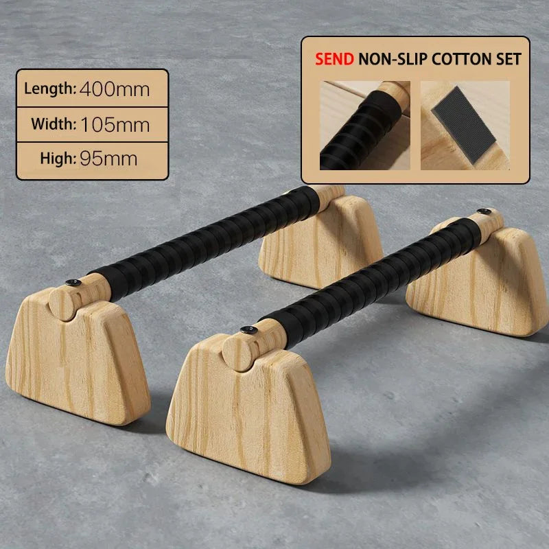 Oneside Beech Wood Push-Up Parallettes — Calisthenics Pair