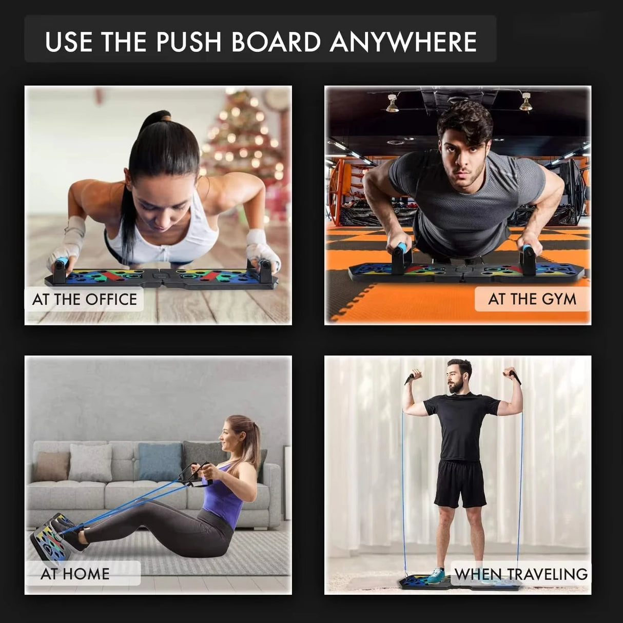 Oneside Multi-Position Push-Up Board — Full-Body Trainer