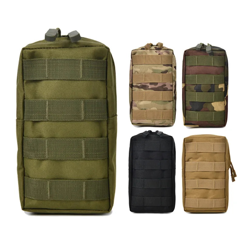 MOLLE Tactical EDC Waist Pouch – 600D Oxford Utility Pack for Outdoor Camping, Hunting, Hiking & Backpack Attachment