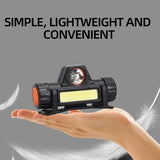 Oneside USB Rechargeable COB LED Headlamp — Ultra-Bright