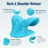 Oneside Cervical Neck Traction Pillow — C-Shaped Relaxer for Neck, Shoulder & TMJ Pain Relief