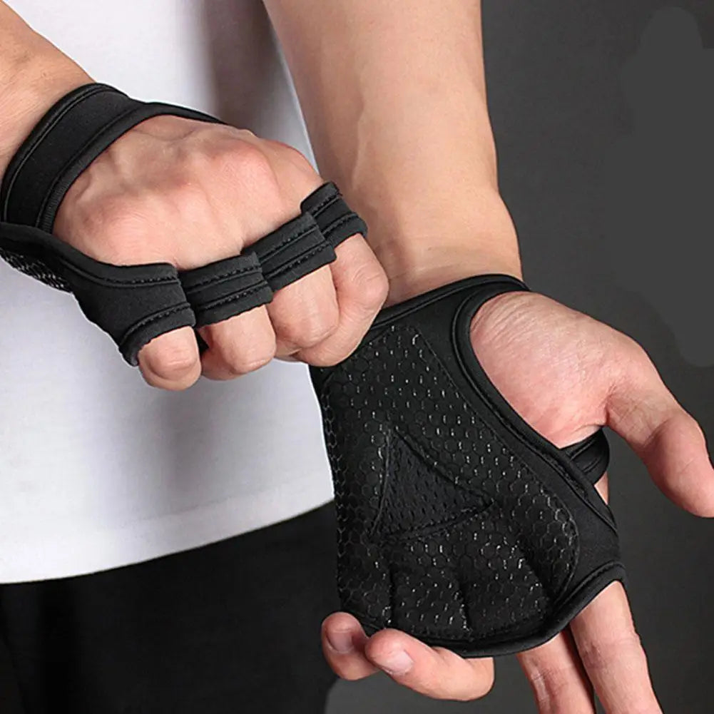 Oneside Non-Slip Lifting Gloves with Wrist Support