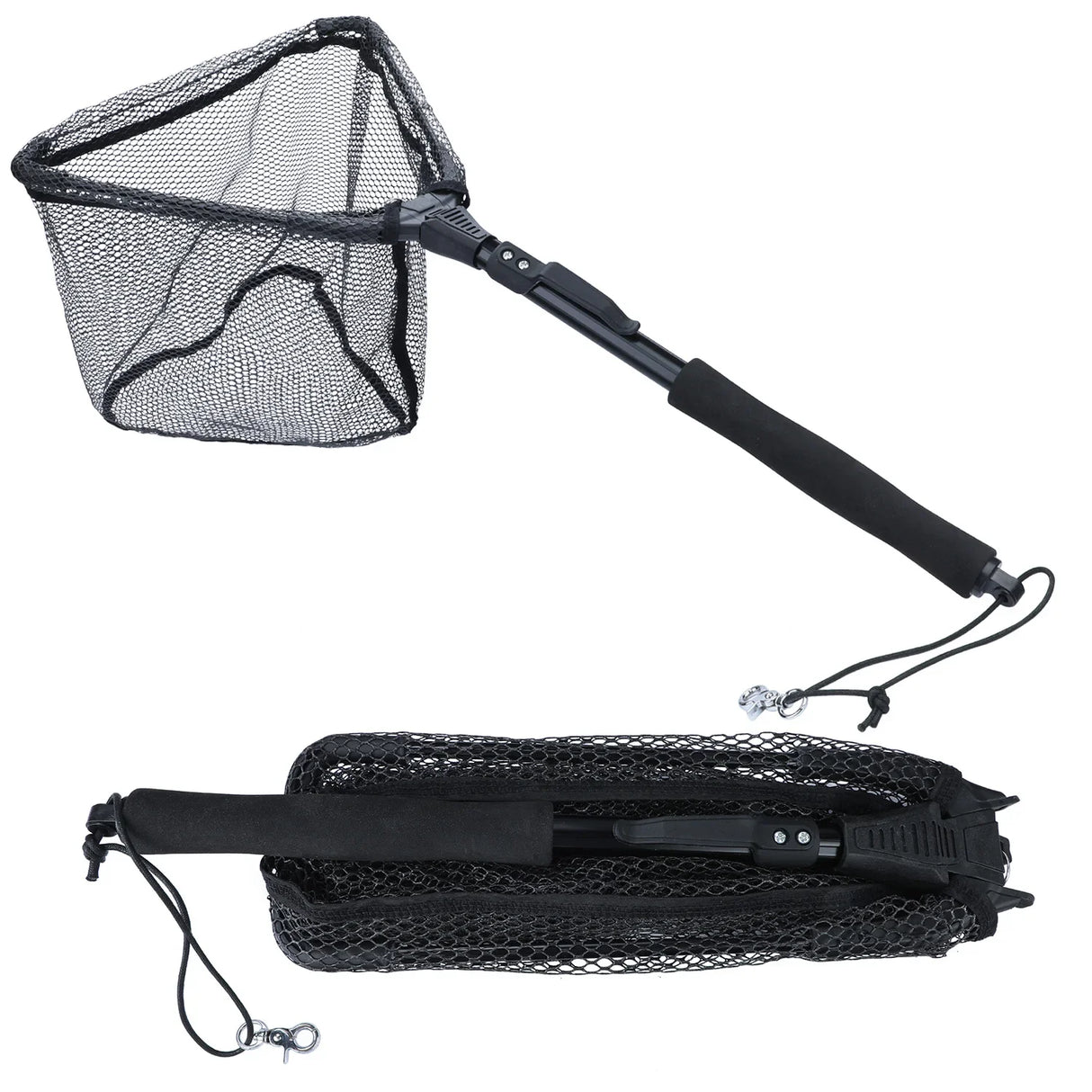 Oneside Telescopic Landing Net — 65–112cm Foldable Brail Net