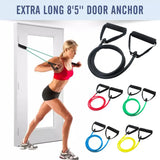Oneside 5-Level Resistance Bands with Handles — Full-Body Set