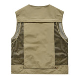 Oneside Men's Multi-Pocket Outdoor Vest — Hiking & Fishing