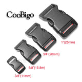 Oneside Curved Paracord Buckles — 10–25mm Plastic Clips
