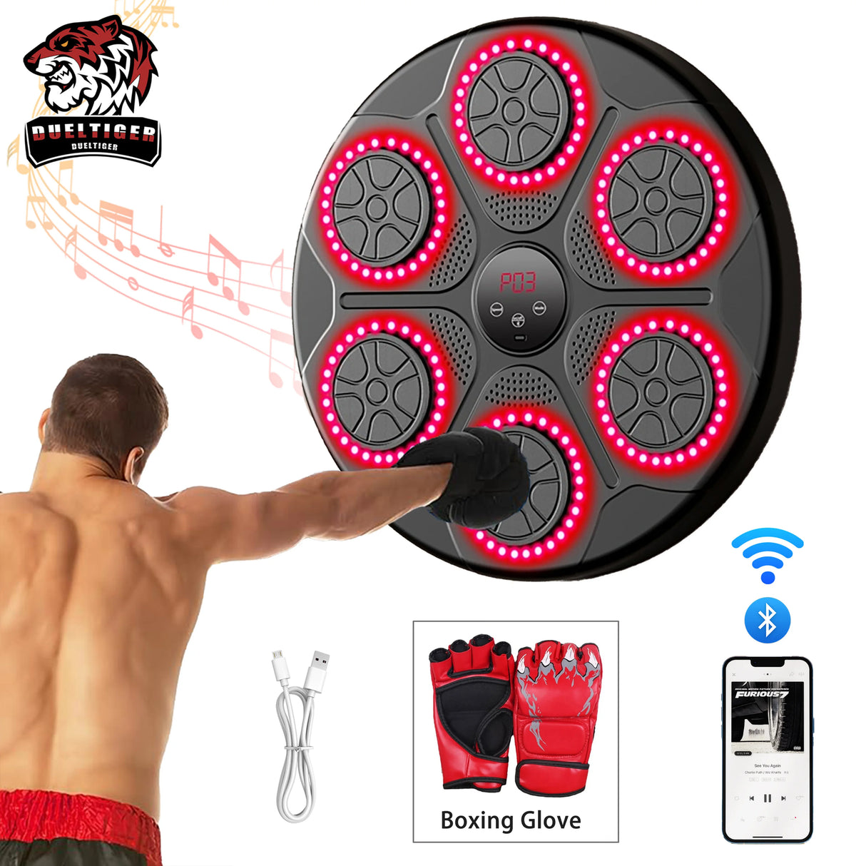 Oneside Wall-Mounted Punching Pad