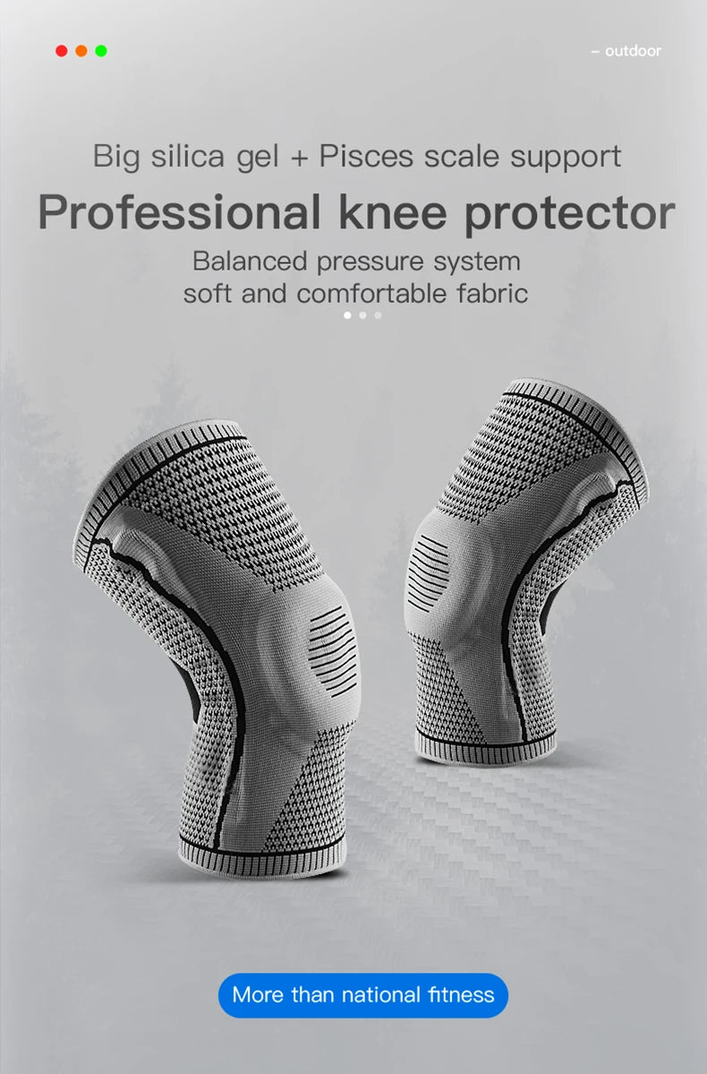 Oneside Compression Knee Sleeve with Silicone Support — Pain Relief
