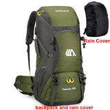 Oneside 50L Hiking Backpack — Waterproof Travel Rucksack