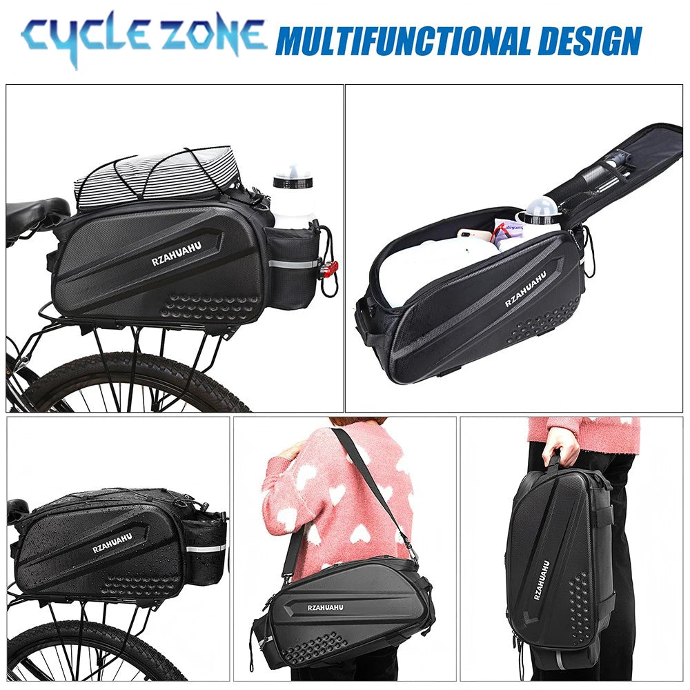 Oneside 10L Bike Rear Seat Bag — Waterproof Rack Saddlebag