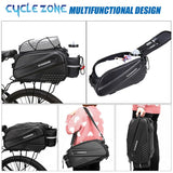 Oneside 10L Bike Rear Seat Bag — Waterproof Rack Saddlebag