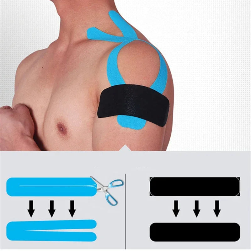 Oneside Kinesiology Sports Tape — 5-Roll Pain Relief Pack