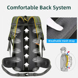 Oneside 50L Hiking Backpack — Waterproof Travel Rucksack