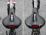 Oneside Hollow Bike Saddle — Breathable Shockproof PU Seat