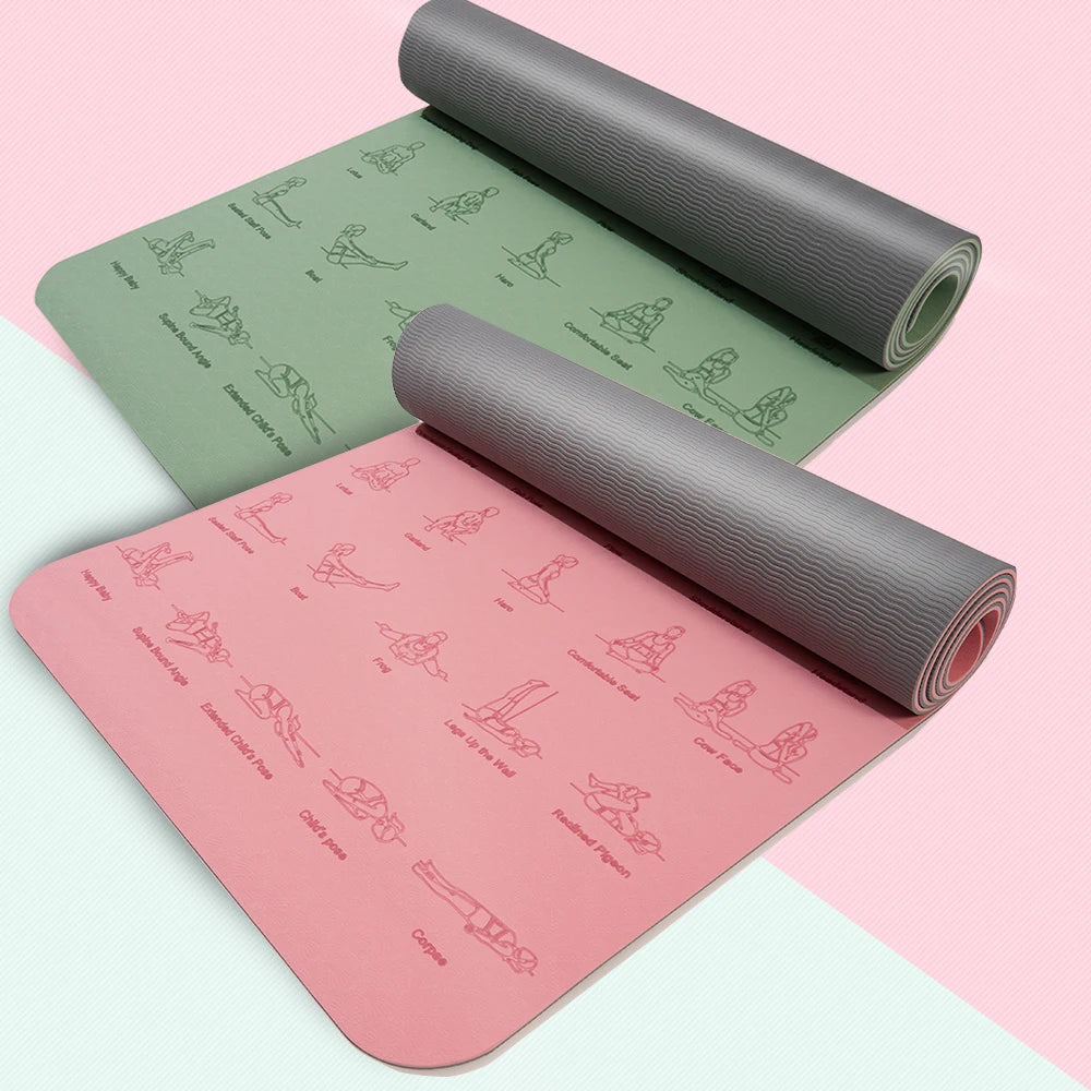 Oneside Non-Slip Yoga Mat — 183cm Pilates & Recovery Mat