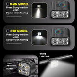 Oneside USB Bike Light Set — Front & Rear LED Taillight