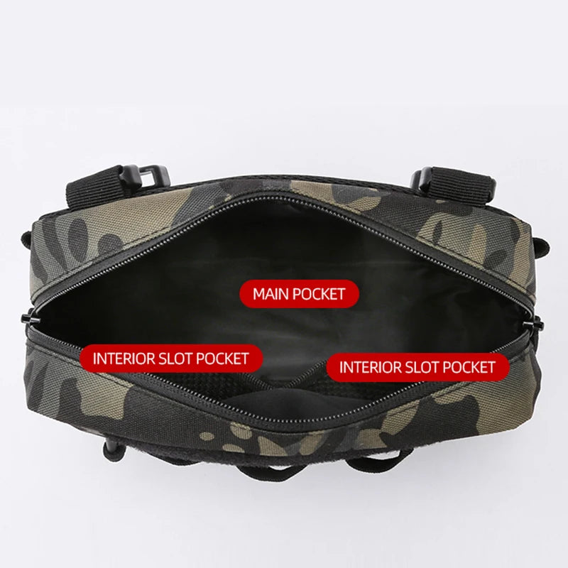 Oneside Camo Fishing Vest Bag — Multi-Pocket Chest Pack