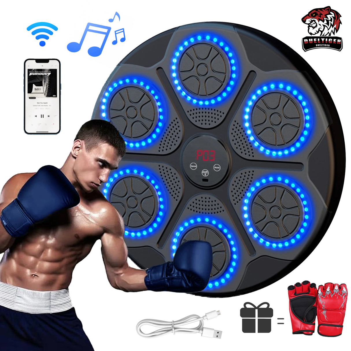 Oneside Wall-Mounted Punching Pad