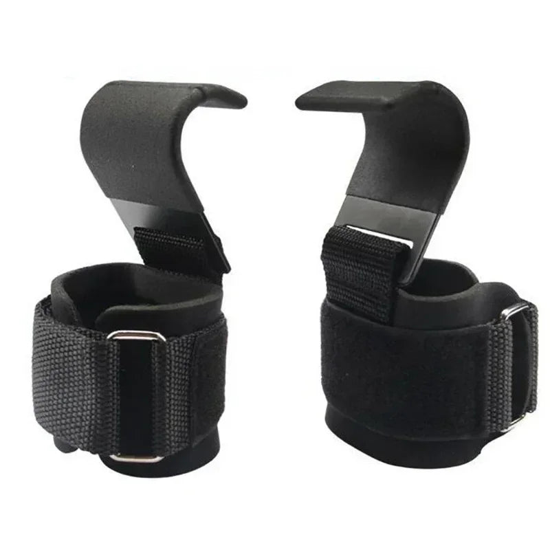 Oneside Lifting Hook Grips with Wrist Wraps