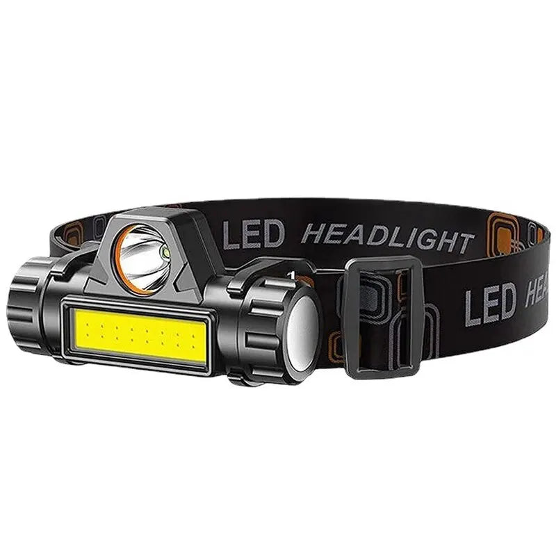 Oneside USB Rechargeable COB LED Headlamp — Ultra-Bright