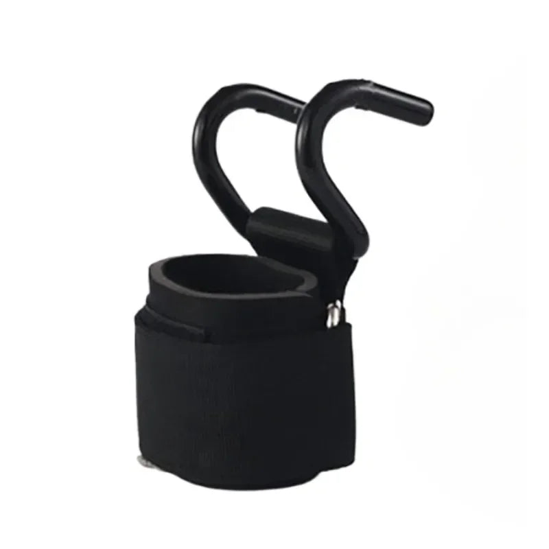Oneside Lifting Hook Grips with Wrist Wraps