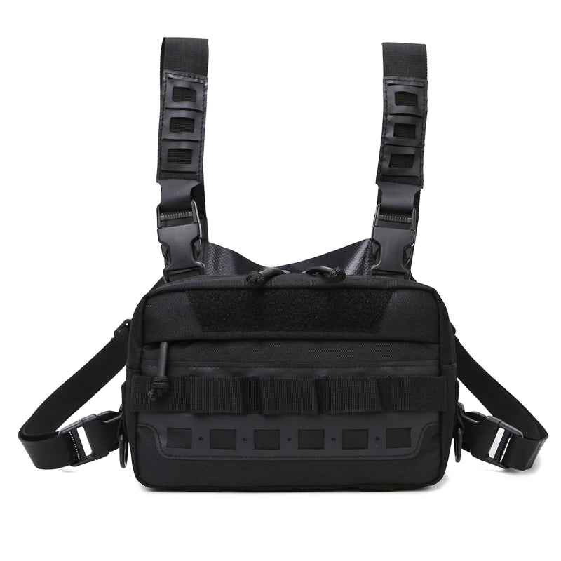 Oneside Camo Fishing Vest Bag — Multi-Pocket Chest Pack
