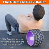 Oneside Foam Yoga Roller Wheel — Back Stretcher & Massager