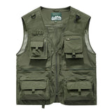Oneside Men's Multi-Pocket Outdoor Vest — Hiking & Fishing