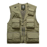 Oneside Men's Multi-Pocket Outdoor Vest — Hiking & Fishing