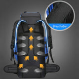 Oneside 90L Hiking & Camping Backpack — Waterproof Rucksack