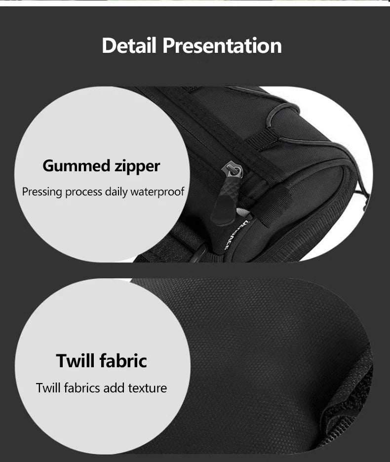 Oneside 2.5L Bike Handlebar Bag — Large Top Tube Storage