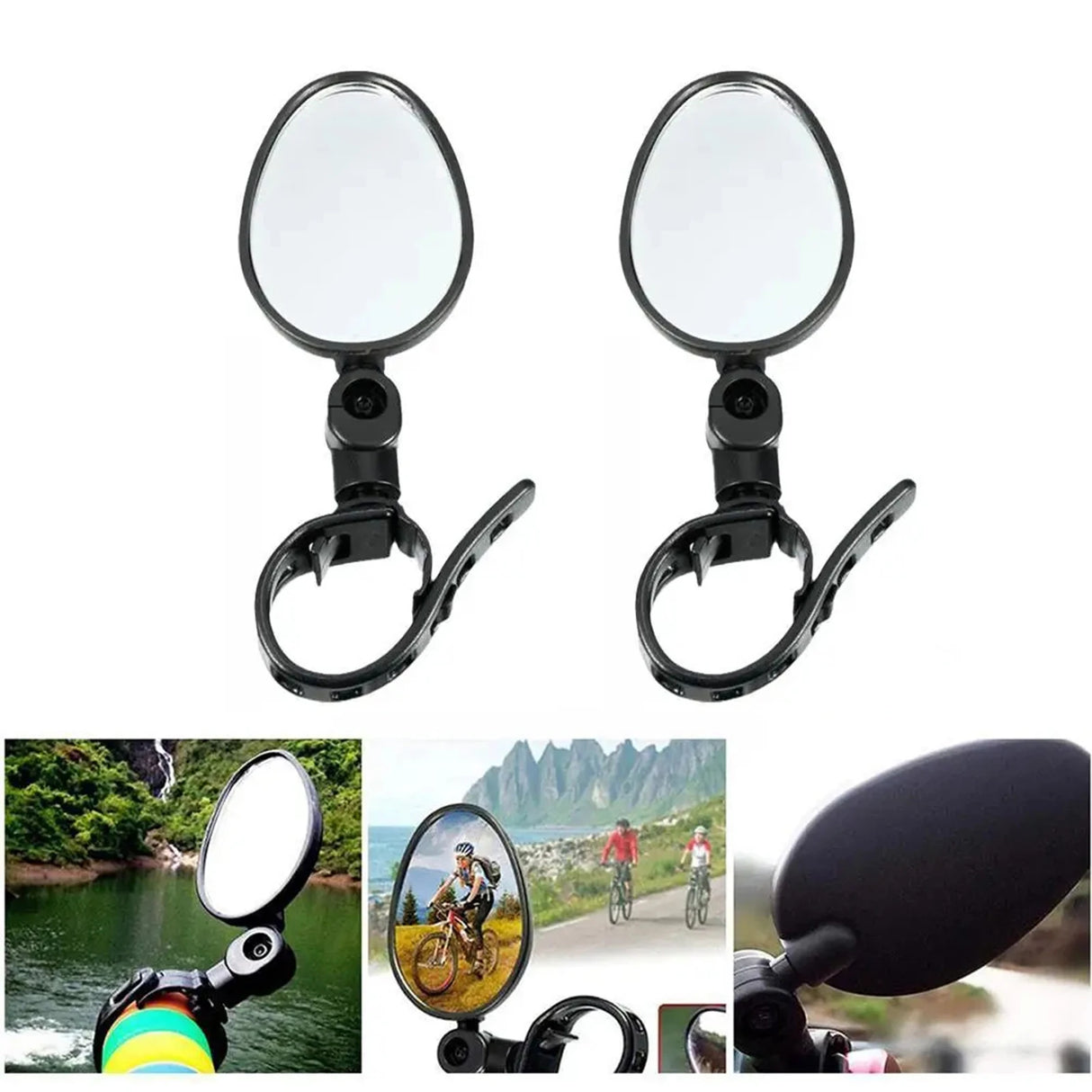 Oneside 360° Bike Rear-View Mirror — Handlebar Mount