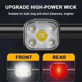 Oneside USB Bike Light Set — Front & Rear LED Taillight
