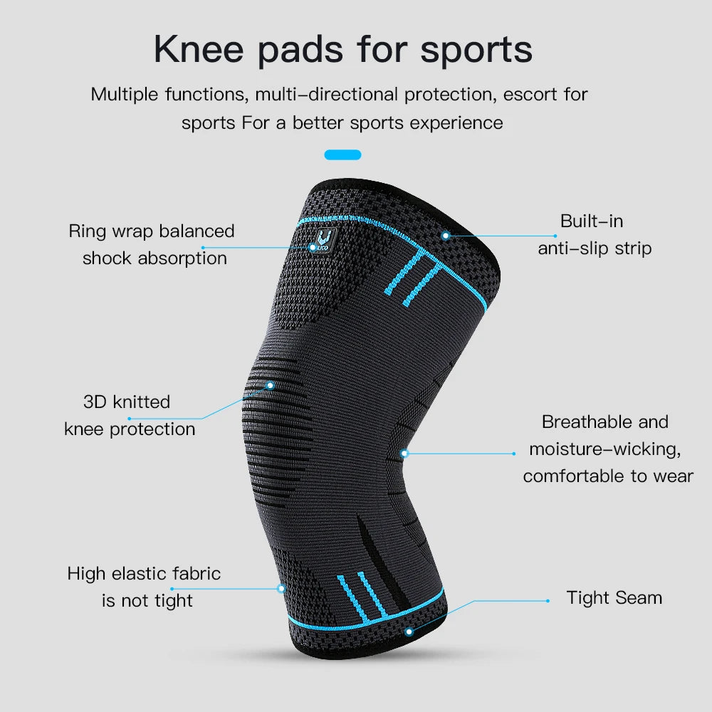 Oneside Compression Knee Sleeve — Spring-Reinforced Support for Sport & Recovery
