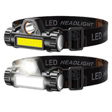 Oneside USB Rechargeable COB LED Headlamp — Ultra-Bright