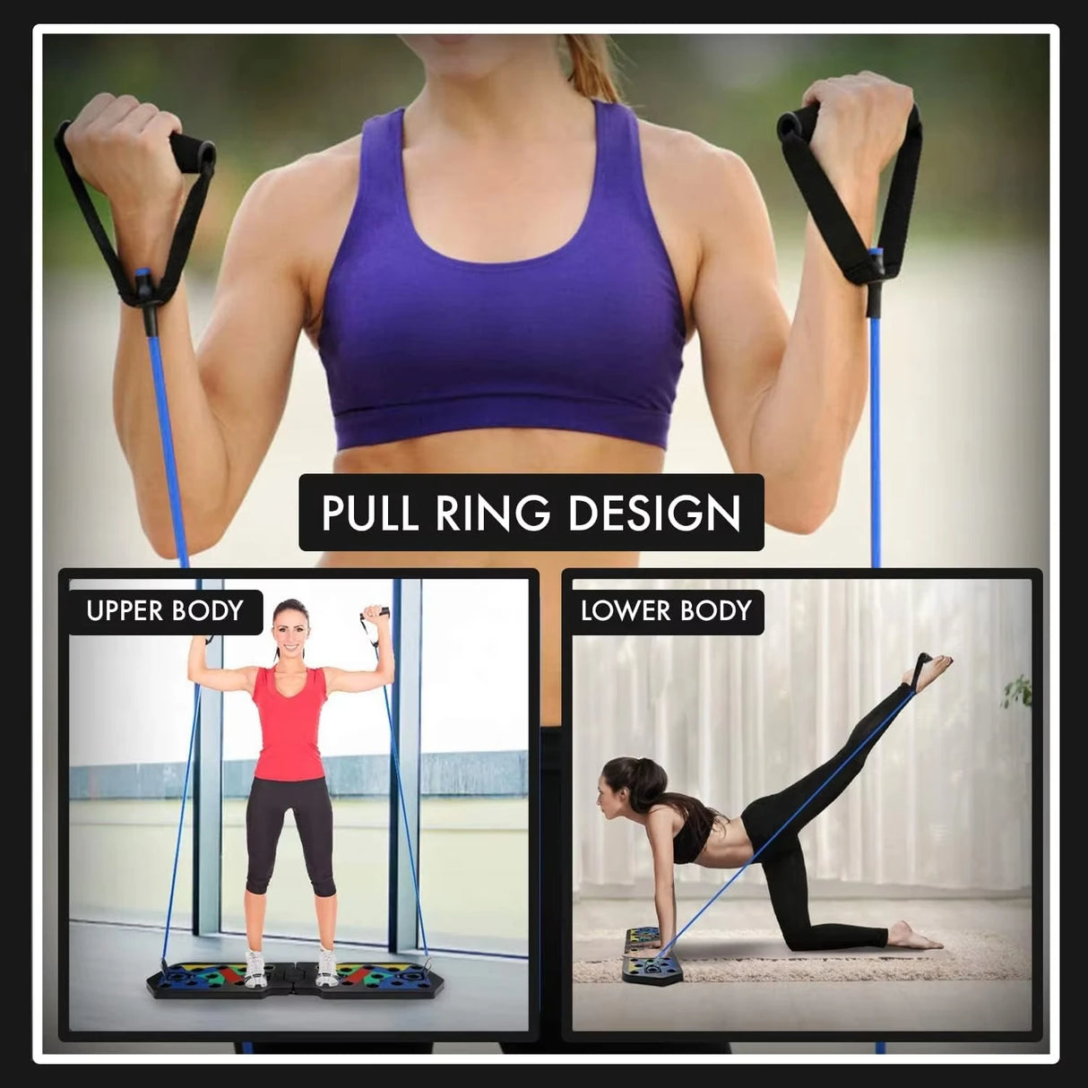 Oneside Multi-Position Push-Up Board — Full-Body Trainer
