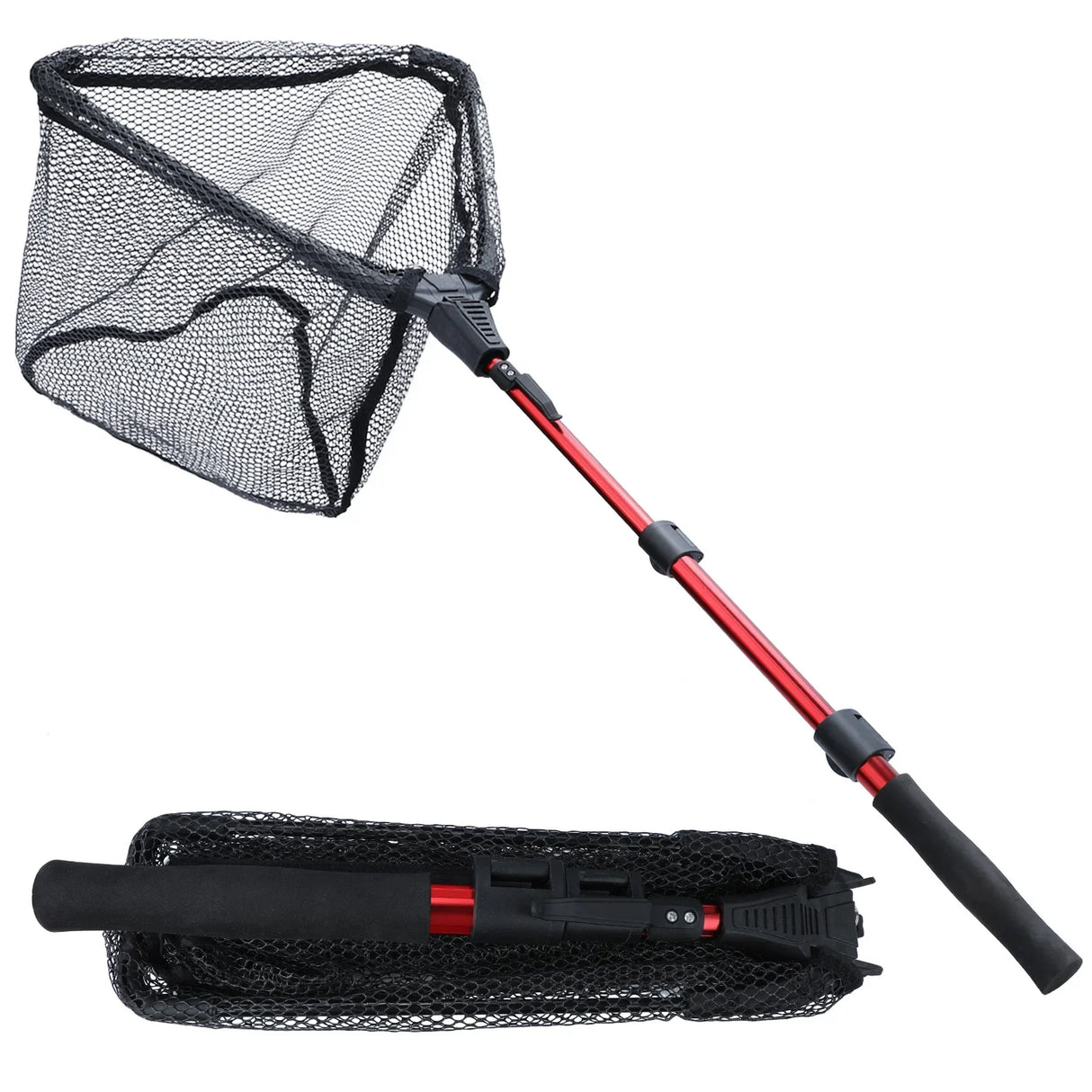 Oneside Telescopic Landing Net — 65–112cm Foldable Brail Net