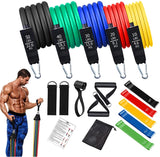 Oneside Workout Bar with Resistance Bands — Yoga & Pilates Set