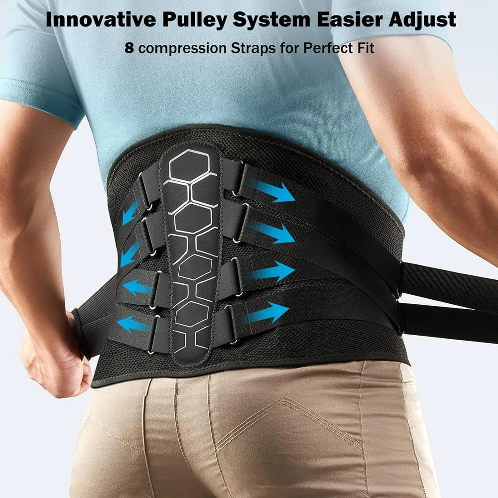 Oneside Lumbar Support Back Brace — Sciatica, Disc & Lower Back Pain Relief