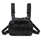 Oneside Camo Fishing Vest Bag — Multi-Pocket Chest Pack