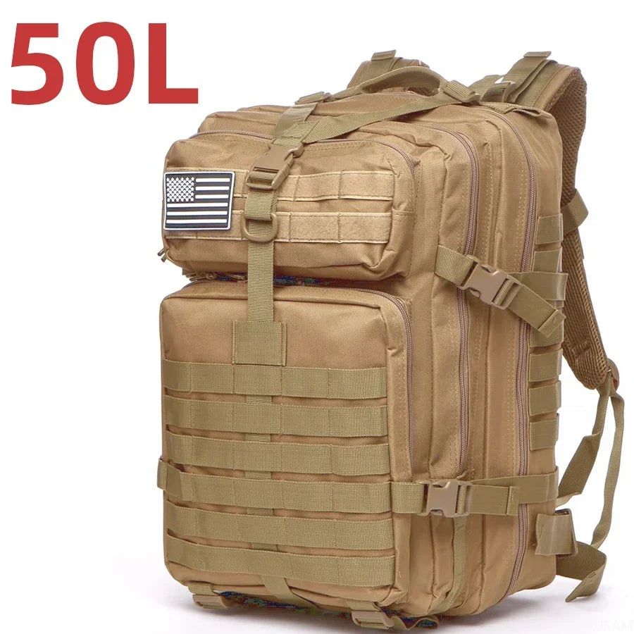 Oneside Tactical Backpack 25L/50L — Waterproof 1000D Nylon