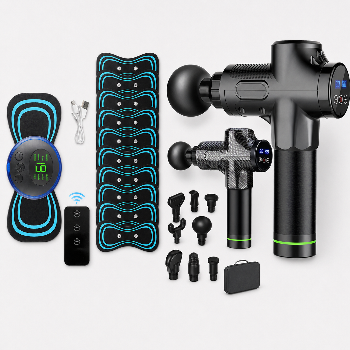 Oneside Recovery Duo Bundle — Pro Massage Gun + EMS Neck Massager
